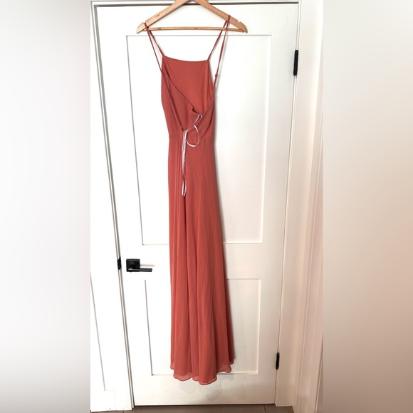 NWT Lulu's Mythical Kind Of Love Maxi Dress Strappy Open Back sz L Style # 1369 - Picture 4 of 10